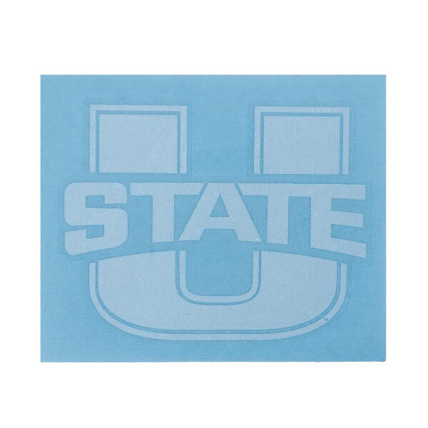 white utah state decal